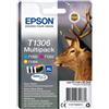 Epson Cartuccia Epson Multipack T130 3 cartucce Cervo TG.XL [C13T13064022]