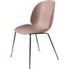 GUBI set da 4 sedie BEETLE DINING CHAIR con base cromo nero - 10024304