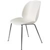 GUBI set da 4 sedie BEETLE DINING CHAIR con base cromo nero - 10068724