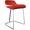 KRISTALIA sgabello BCN con base cromata - 05BCN03-CRO-PP07