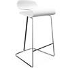 KRISTALIA sgabello BCN con base cromata - 05BCN02-CRO-PP01