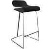 KRISTALIA sgabello BCN con base cromata - 05BCN02-CRO-PP03