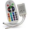VTAC V-Tac VT-2472 Controllo ad Infrarossi per Strisce LED RGB con Telecomando 24 Tasti - SKU 3625