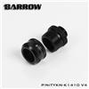 Barrow Raccordo per tubo rigido 10/14 - TYKN-K14 V4 - Black