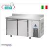 TECNODOM - TAVOLO CONGELANTE FREEZER 2 porte con Alzatina, GN 1 1, Temp.-18 -22C