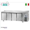 TECNODOM - TAVOLO CONGELANTE FREEZER 4 porte con Alzatina, GN 1 1, Temp.-18Â° -22Â°C
