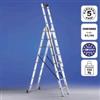 Svelt Scala trasformabile da appoggio e sfilo Mod. Euro E3 6 gradini