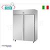 ARMADIO FRIGOR 2 porte, lt.1400, Gastro-Norm 2 1, temp. -2+10C. - professionale