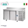 Tecnodom - Tavolo Frigo Refrigerato Professionale 2 porte con alzatina, Mod.TF02MIDGNAL