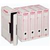 DOX Scatola archivio Storage - A4 - 8,5 x 31,5 x 22,3 cm - bianco e rosso - Esselte Dox (unità vendita 32 pz.)