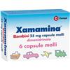 Dompe Xamamina Bambini 25mg Dimenidrinato Antichinetosico Mal di Viaggio, 6 Capsule Molli