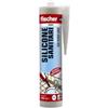 Fischer Silicone Acetico Sanitari Fischer Bianco