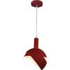 V-TAC PORTALAMPADA E14 IN ALLUMINIO ROSSO COVER INCLINABILE VT-7100-LED3924