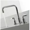 Zazzeri Rubinetto Lavabo 3 Fori Da-Da 3 quadro - Finitura : Bianco
