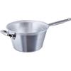 Baldassare Agnelli Pentole Agnelli, ALMR1165PI24, Paiolo per Polenta con Manico Tubolare Inox e Fondo per Induzione, Alluminio, Bianco