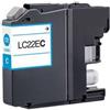 BROTHER Cartuccia ciano compatibile con Brother LC-22EC ciano 1200 pagine
