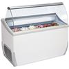 Framec Vetrina Espositiva per Gelato Mantecato J-EXTRA7 con Vano Riserva - Capacità N° 7 Vaschette lt 5