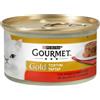 Gourmet Gold Tortini per Gatto da 85 gr Gusto Manzo e Pomodoro