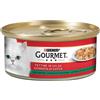 Gourmet Red Fettine per Gatto da 195 gr Gusto Zucchine Anatra e Coniglio