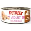 Petreet Natura Tonno Rosa per Gatto da 70 gr Gusto A02 - Tonno Rosa con Surimi