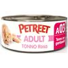 Petreet Natura Tonno Rosa per Gatto da 70 gr Gusto A03 - Tonno Rosa con Gamberetti