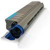 OKI Toner ciano compatibile con Oki 43837107 ciano 18500 pagine