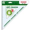 ARDA Squadra per Mancini - 45gradi - 30cm - Arda (unità vendita 1 pz.)