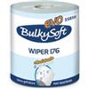 BulkySoft Bobina asciugatutto Classic - 2 veli - 26 cm x 176 mt - diametro 26 cm - 18 gr - microgoffrata - bianco - BulkySoft (unità vendita 2 pz.)
