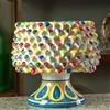 CERAMICHE CALTAGIRONE Vaso Pigna Ceramica Siciliana Caltagirone Colorato