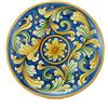 CERAMICHE CALTAGIRONE Piatto ceramica Blu da 38