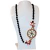 CERAMICHE CALTAGIRONE Collana con Ruota ceramica Caltagirone