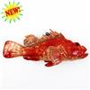 CERAMICHE CALTAGIRONE Pesce Ceramica Cipolla Rosso cm 28