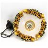 CERAMICHE CALTAGIRONE Lampadario ceramica Girasoli cm 35