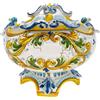 CERAMICHE CALTAGIRONE Centrotavola ceramica tondo Acanto