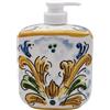 CERAMICHE CALTAGIRONE Dosasapone Liquido in ceramica Giallo Antico