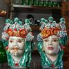 VERUS Teste di Moro Ceramica Caltagirone Verus Donna-Uomo h.35