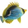 CERAMICHE CALTAGIRONE Pesce Farfalla dorso Nero cm 15