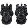 VERUS Testa di Moro siciliane in Ceramica Caltagirone Verus Donna-Uomo Nera H.48