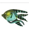 CERAMICHE CALTAGIRONE Pesce Verdone in ceramica cm 20