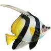 CERAMICHE CALTAGIRONE Pesce in ceramica Angelo cm 20