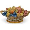 CERAMICHE CALTAGIRONE Centrotavola in ceramica mod. Cesto frutta cm 55