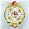 CERAMICHE CALTAGIRONE Orologio ceramica con frutta