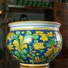 CERAMICHE CALTAGIRONE Portavaso ceramica cm 40