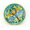 CERAMICHE CALTAGIRONE Piatto ceramica Verde da 32