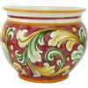 CERAMICHE CALTAGIRONE Portavaso Ceramica cm 35 Ro