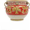 CERAMICHE CALTAGIRONE Portavaso ceramica Siciliana Caltagirone cm 25 Rosso