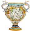 CERAMICHE CALTAGIRONE Coppa in ceramica - Mod. con Grifoni GI