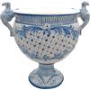 CERAMICHE CALTAGIRONE Coppa in ceramica con Grifoni BL