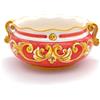 CERAMICHE CALTAGIRONE Ciotola in ceramica smerlata tonda cm 30 RO