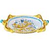 CERAMICHE CALTAGIRONE Centrotavola ceramica ovale cm 30